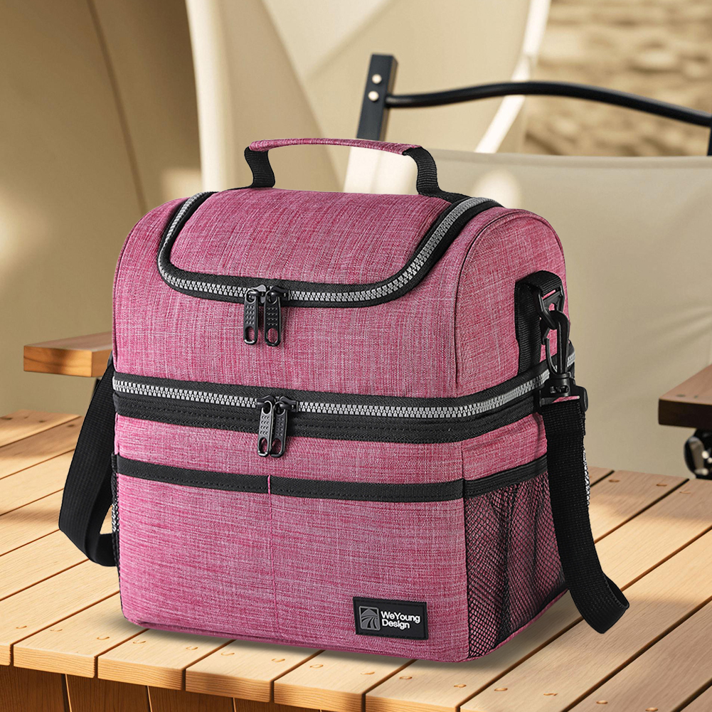 Outdoor Camping Decke - Insulated Lunch Bag Double Deck Lunch