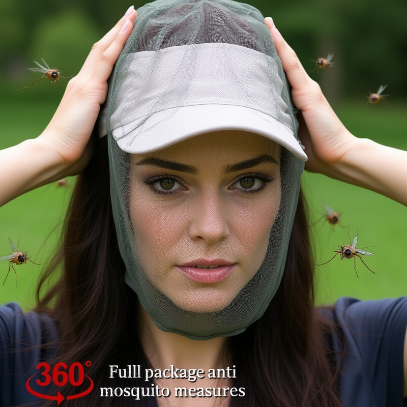 Outdoor Camping Mosquito Net - Outdoor Fishing Cap Anti Mosquito Insect