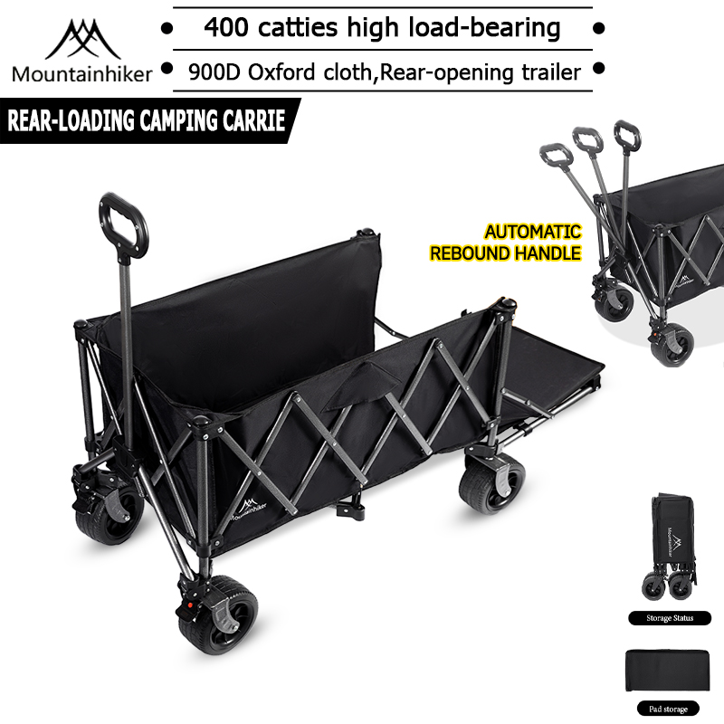 Outdoor Camping Trolley - Mountainhiker outdoor handcart, 240L large capacity,