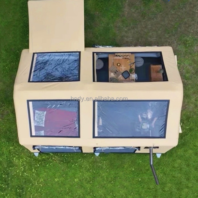 Outdoor Inflatable Camping Tent With Air Pump - Large Outdoor Camping Waterproof PVC Inflatable