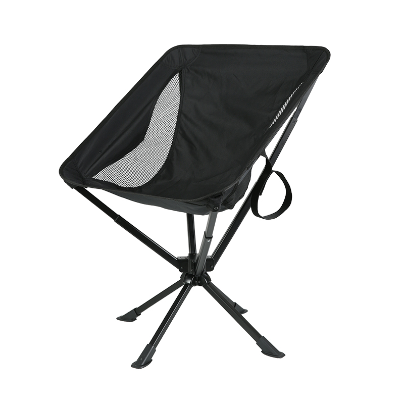 Outdoor Camping Recliner Chairs - Portable Outdoor Folding Chair Rotating Camping