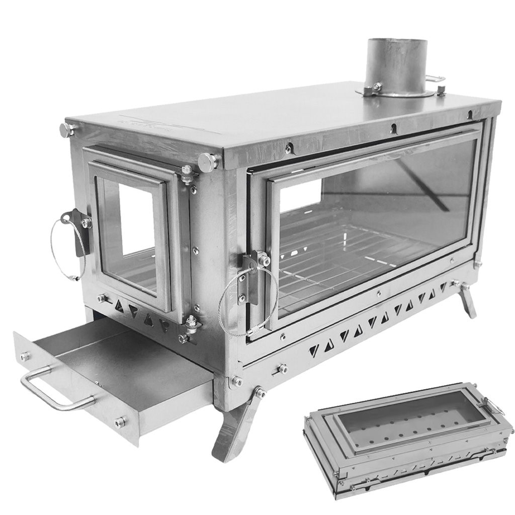 Outdoor Camping Stove Wood - DANCHEL OUTDOOR T3 Titanium Alloy Folding