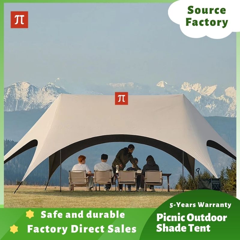 Outdoor Camping Canopy - ACamping Gazebo Hexagonal Rainproof Shelter Foldable