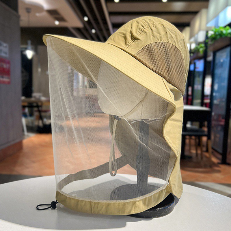 Outdoor Camping Mosquito Net - Outdoor Fishing Cap Anti Mosquito Hat