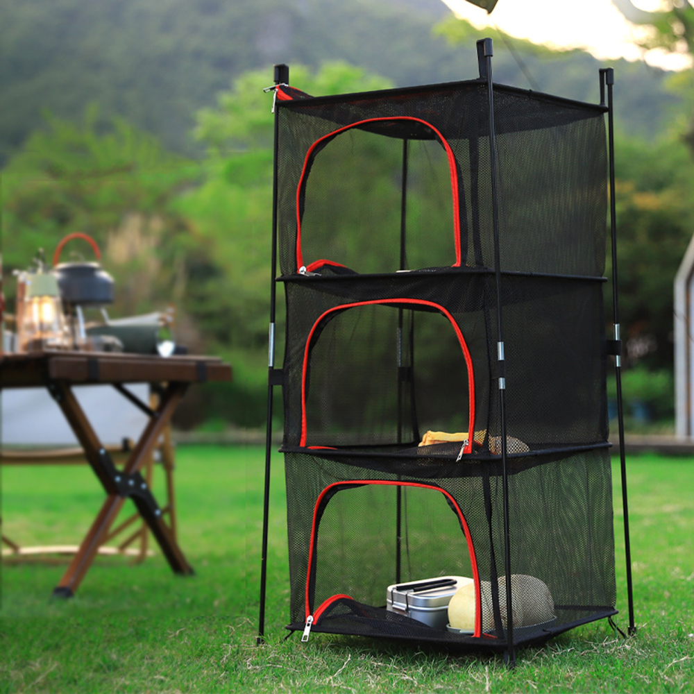 Outdoor Camping World - Camping Storage Drying Net 3 Layer