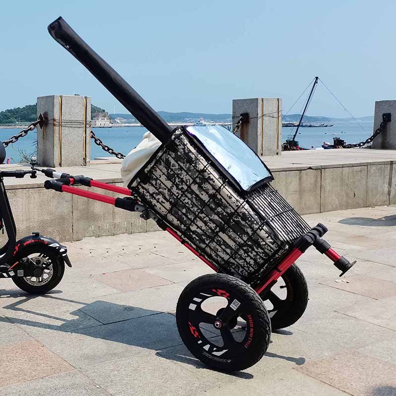Outdoor Camping Trolley - Portable Folding Camping Trolley Aluminum Alloy