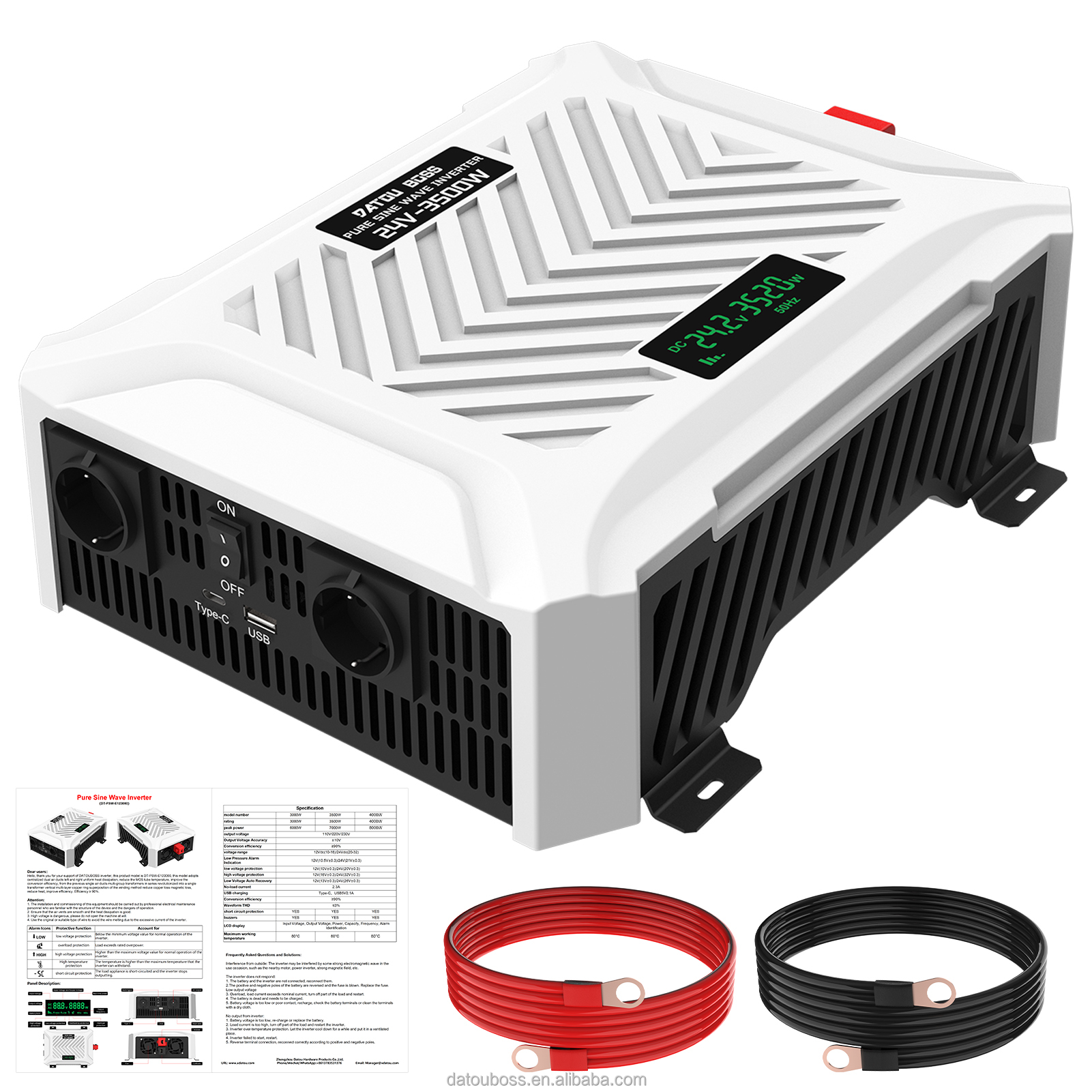 Outdoor Camping Air Conditioner - DATOUBOSS 24V 3500W air Conditioner Solar