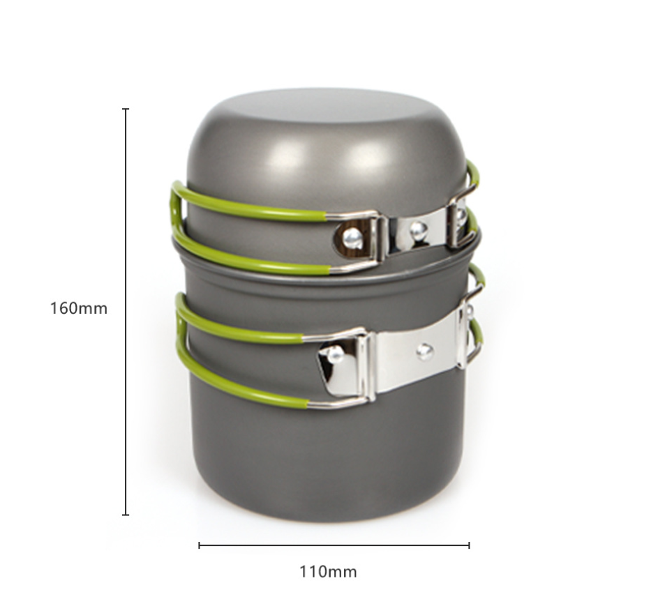 Ultralight Camping Pot Set: Ca - огляд і ціна Outdoor Camping Dining Set