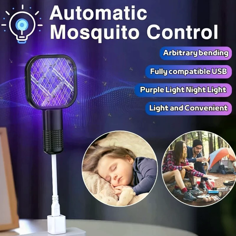 USB Mosquito Swatter Trap UV L - огляд і ціна Outdoor Camping Bug Zapper