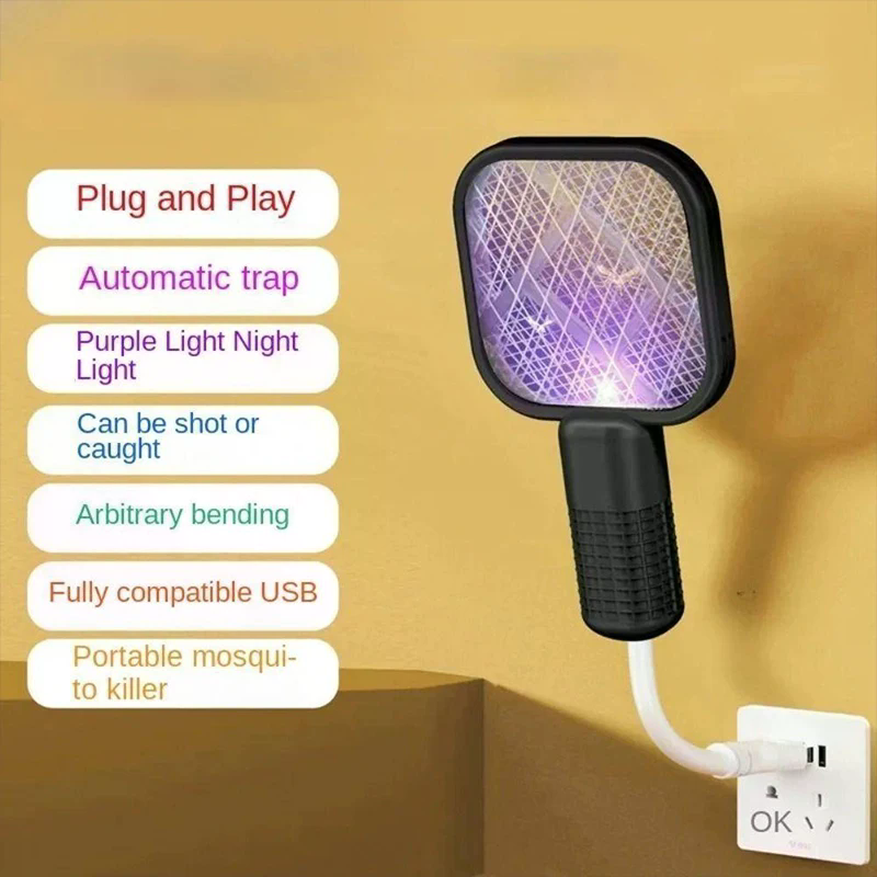 USB Mosquito Swatter Trap UV L - огляд і ціна Outdoor Camping Bug Zapper