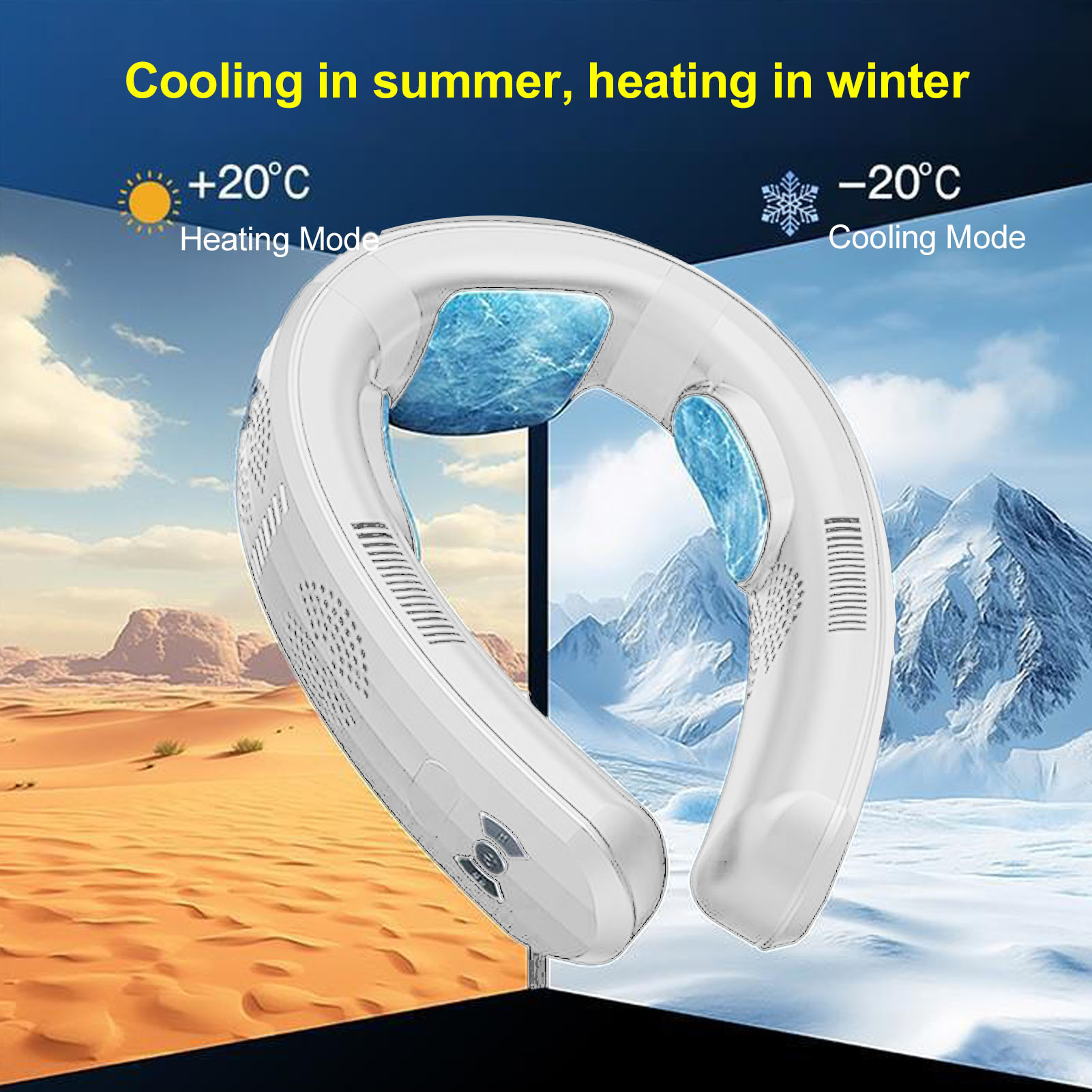 Portable Neck Fan Battery Oper - огляд і ціна Camping Quiet