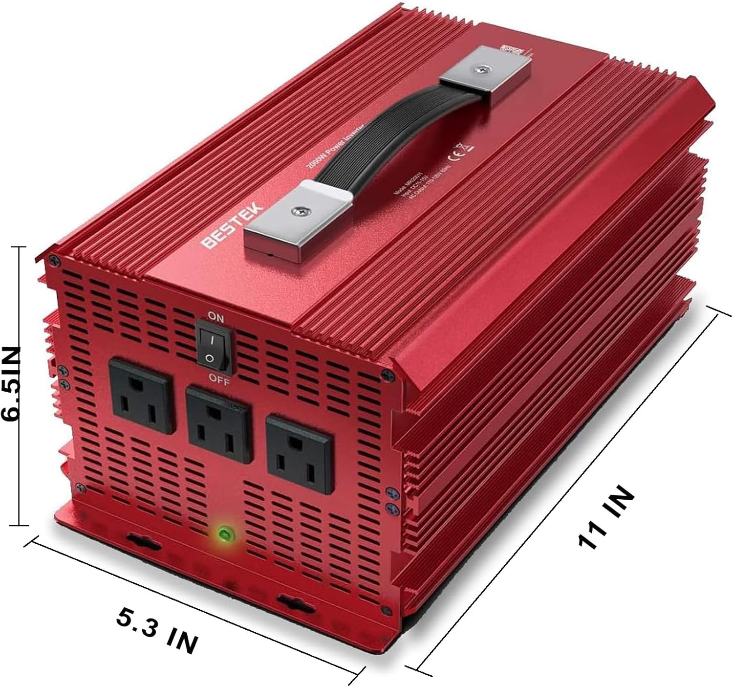 2000W Power Inverter 3 AC Outl - огляд і ціна Outdoor Camping List
