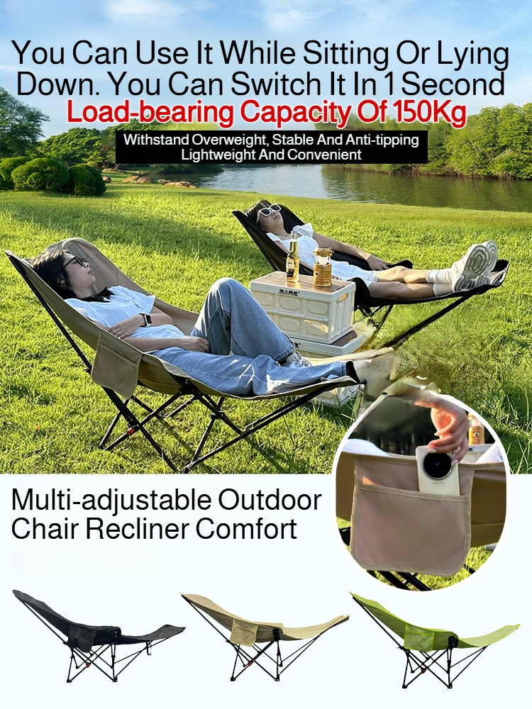 Portable Folding Recliner Beac - огляд і ціна Outdoor Camping Recliner Chairs