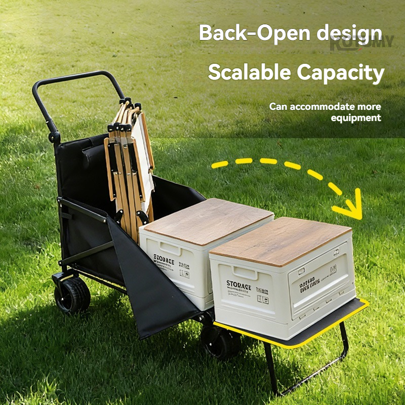 Foldable Camping Wagon with Ta - огляд і ціна Outdoor Camping Trolley