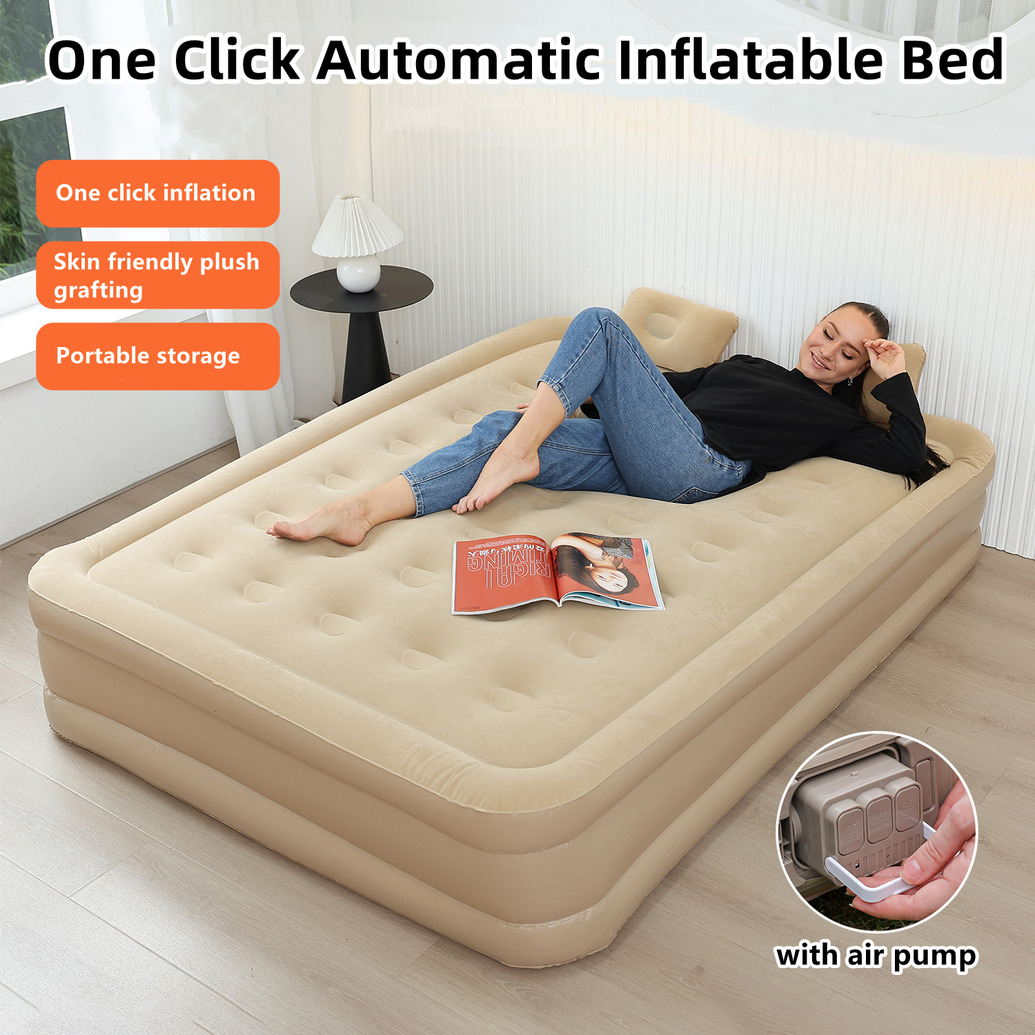 Interior Air Mattress Glamping - огляд і ціна Inflatable Mattress