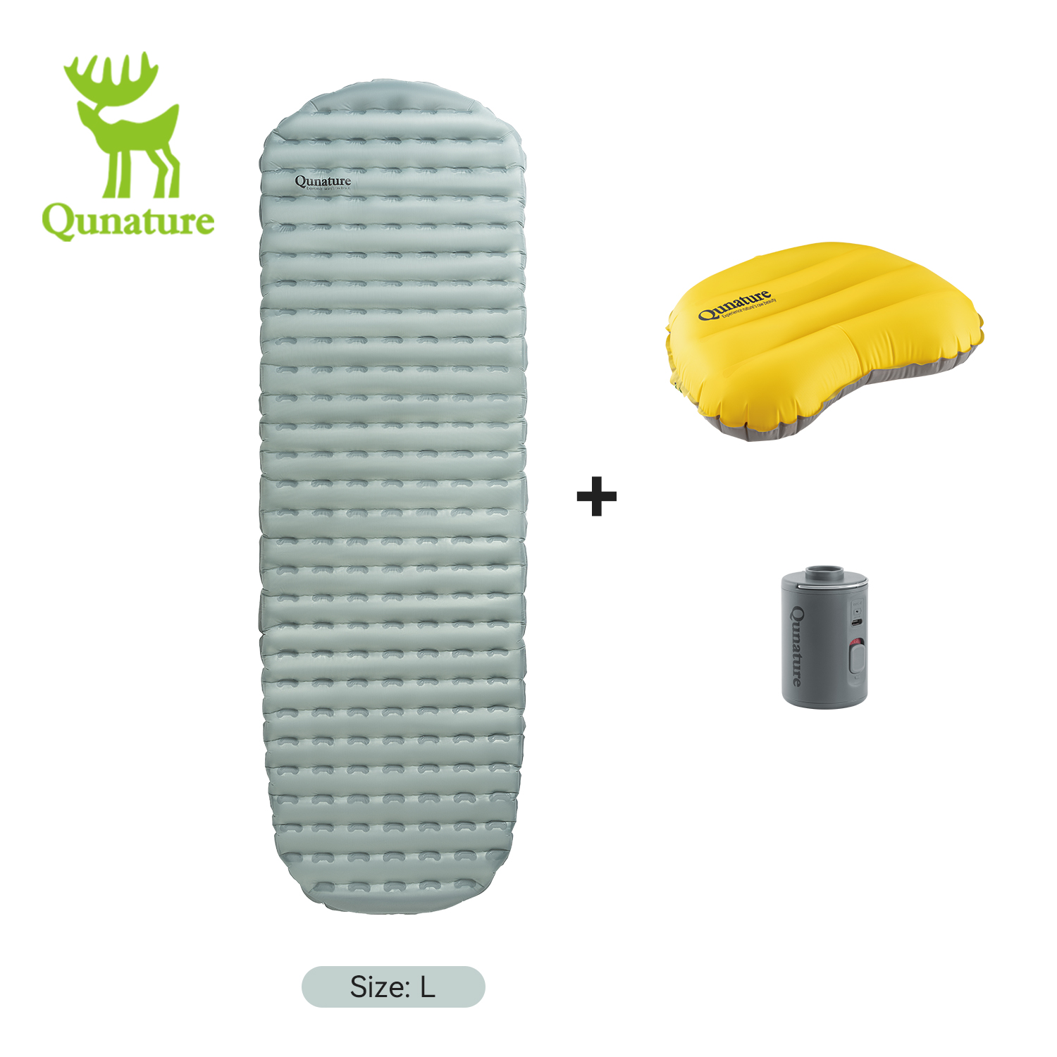 Qunature 3Pcs/set Outdoor Camp - огляд і ціна Outdoor Inflatable Camping Tent With Air Pump