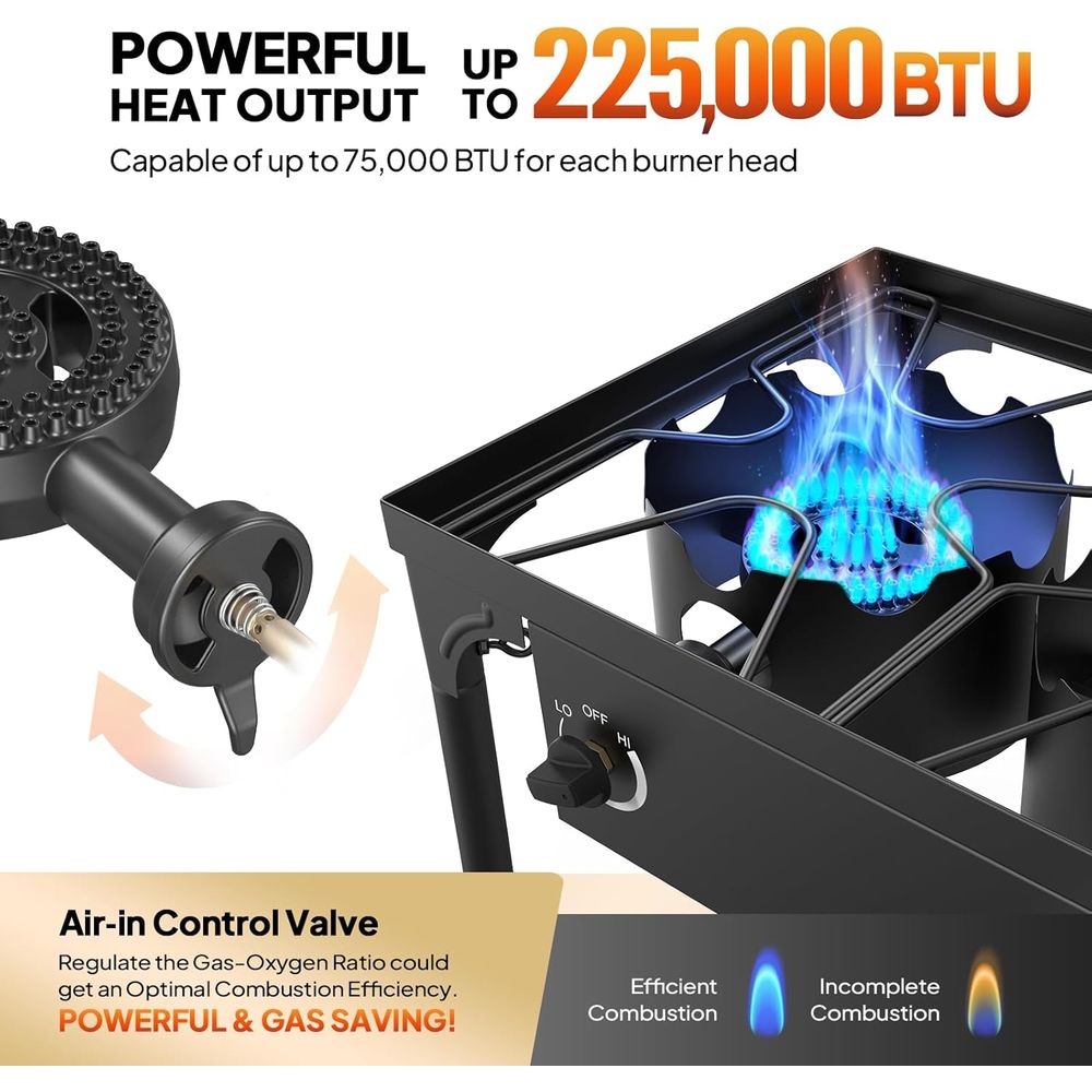 Portable 3-Burner Propane Stov - огляд і ціна Outdoor Camping List