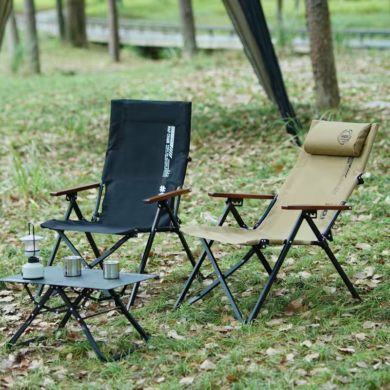 Folding High Back Beach Campin - огляд і ціна Outdoor Camping Recliner Chairs