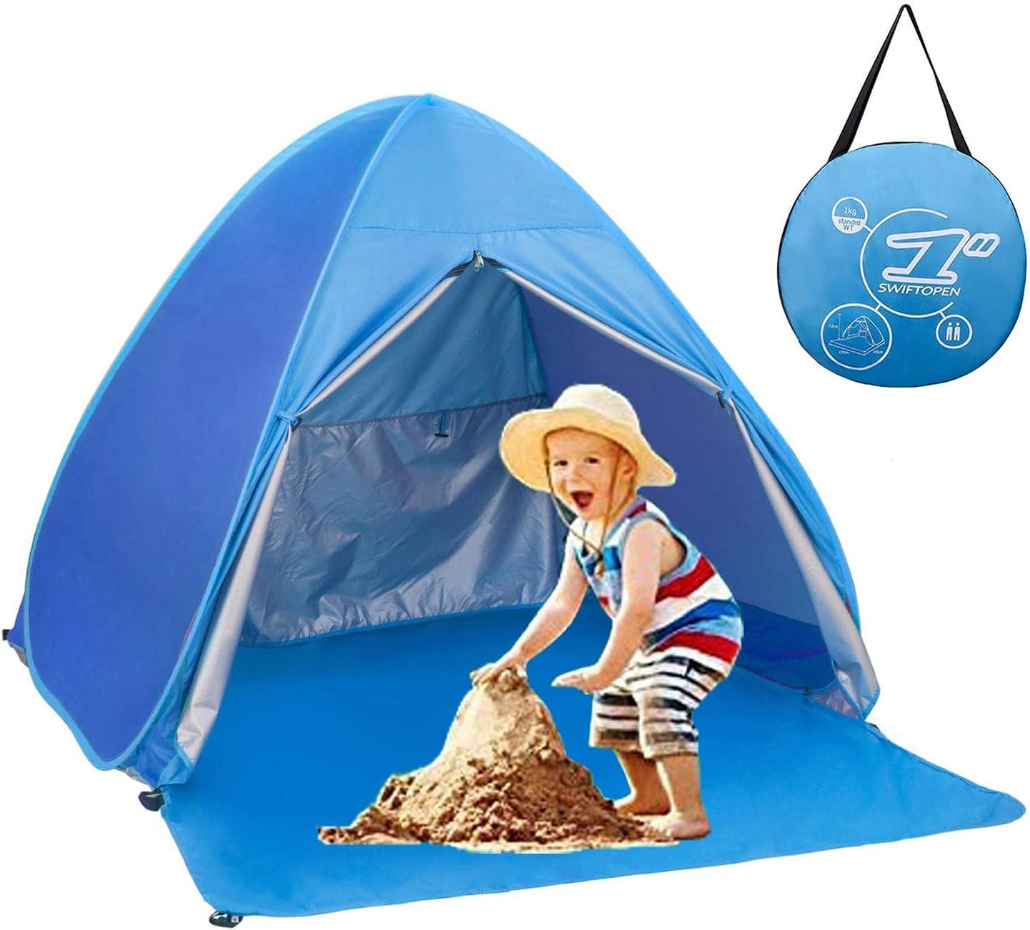 Pop Up Beach Tent Shade Sun Sh - огляд і ціна Outdoor Camping Kids Activities