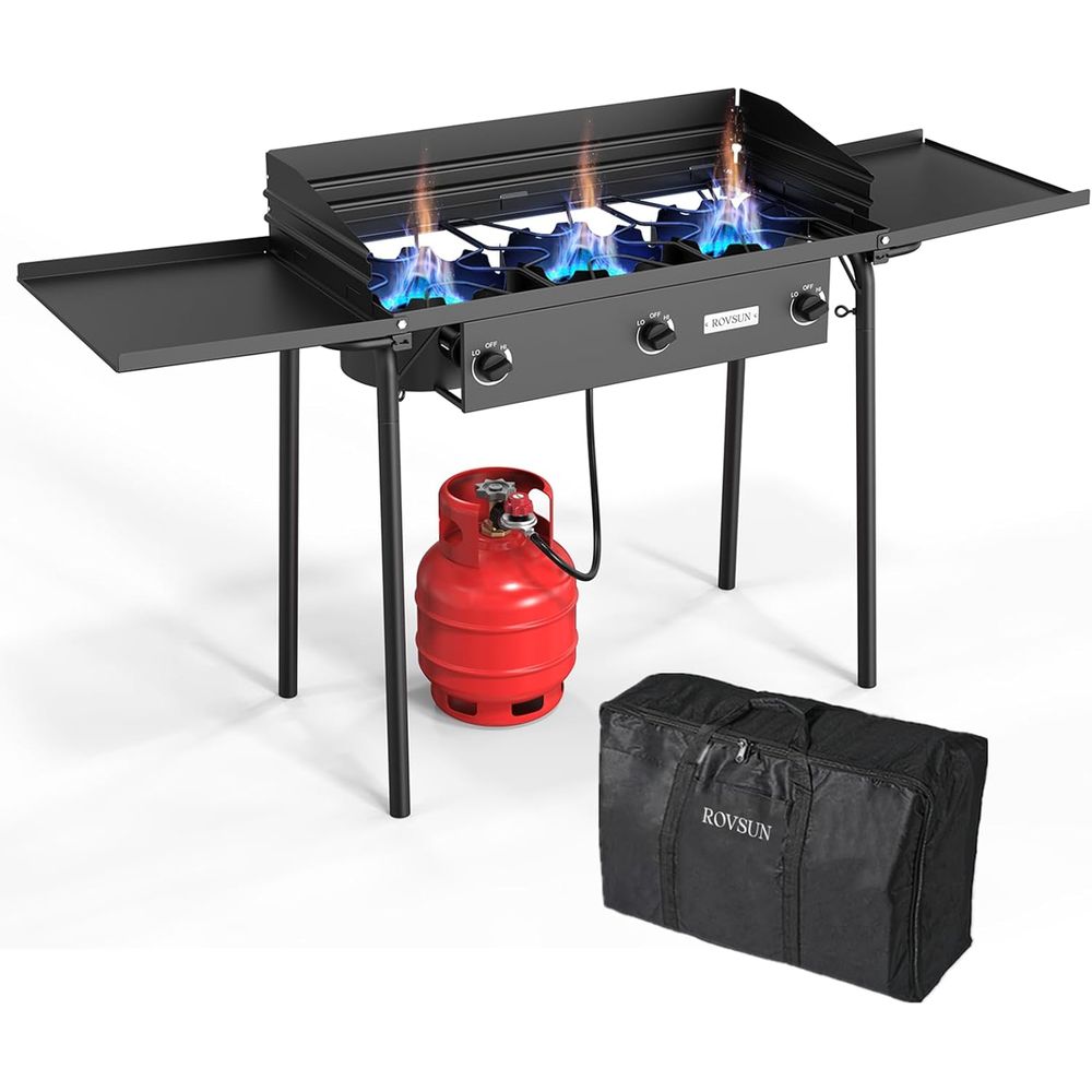 Portable 3-Burner Propane Stov - огляд і ціна Outdoor Camping List