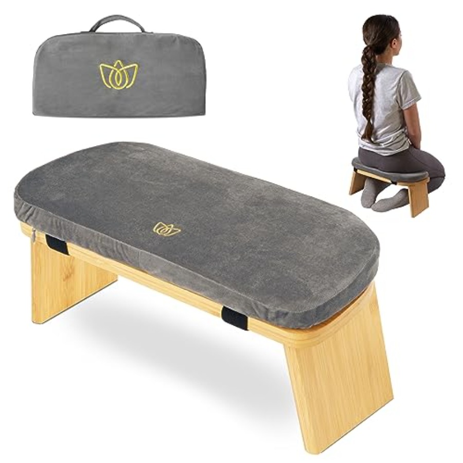 Folding Bamboo Kneeling Medita - огляд і ціна Folding Chair