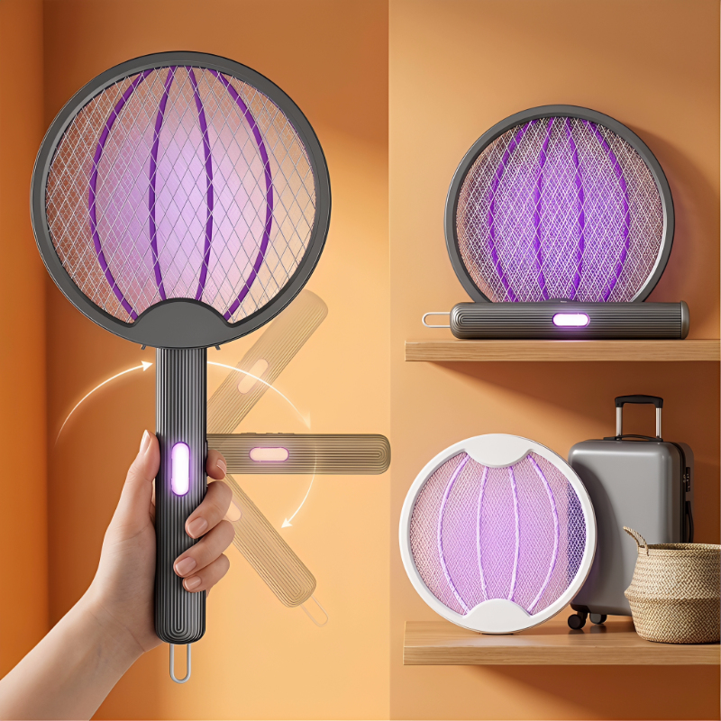Electric Mosquito Swatter Fold - огляд і ціна Outdoor Camping Bug Zapper