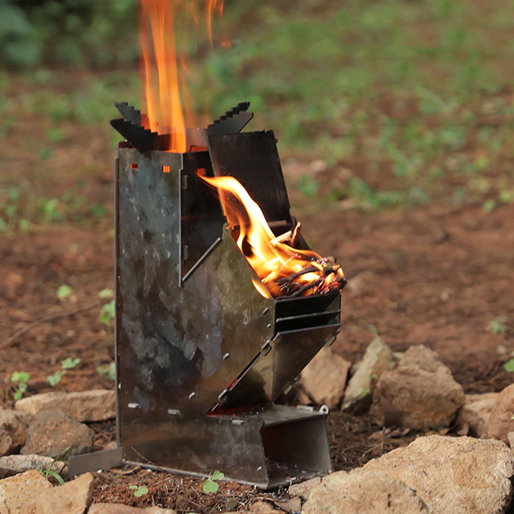 Cooking Stove Stainless Steel  - огляд і ціна Outdoor Camping Stove Wood