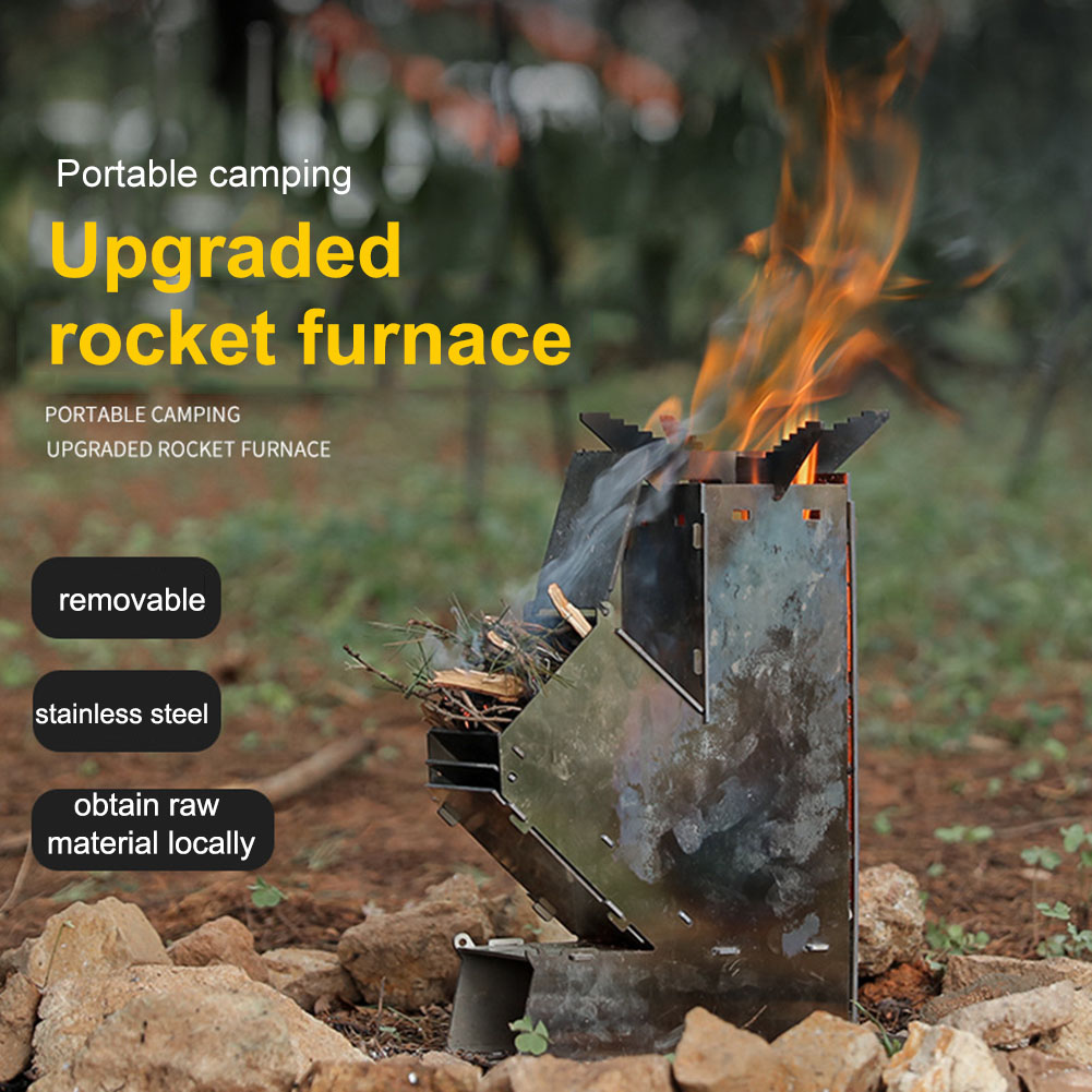 Cooking Stove Stainless Steel  - огляд і ціна Outdoor Camping Stove Wood