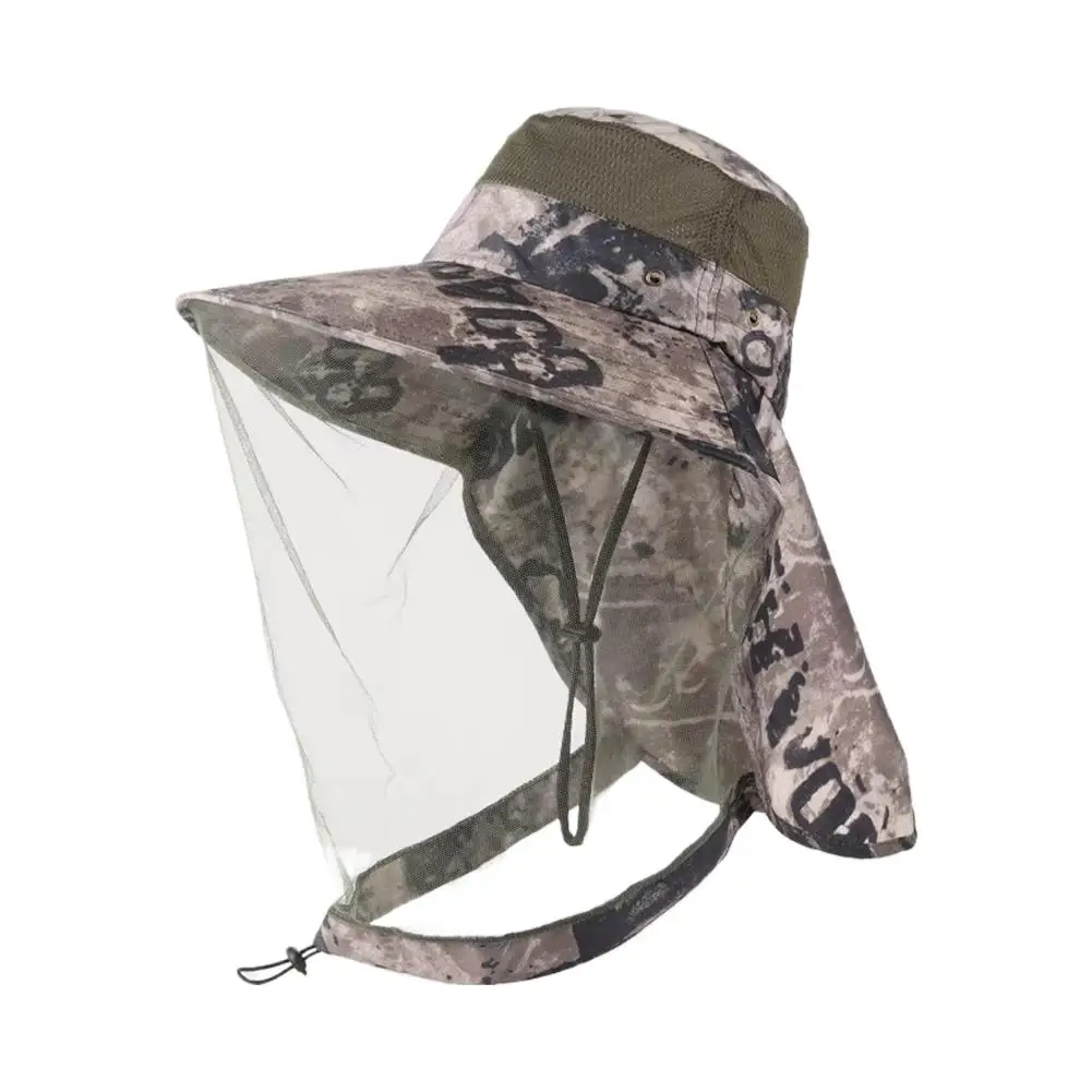 Outdoor Head Face Mask Hat Net - огляд і ціна Outdoor Camping Mosquito Net