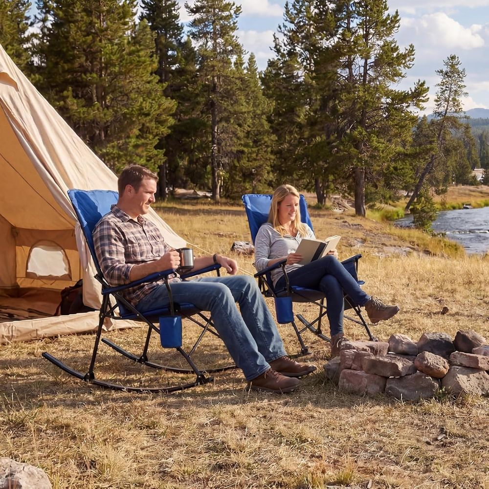 Durable 400lbs Capacity Rockin - огляд і ціна Outdoor Camping Rocker