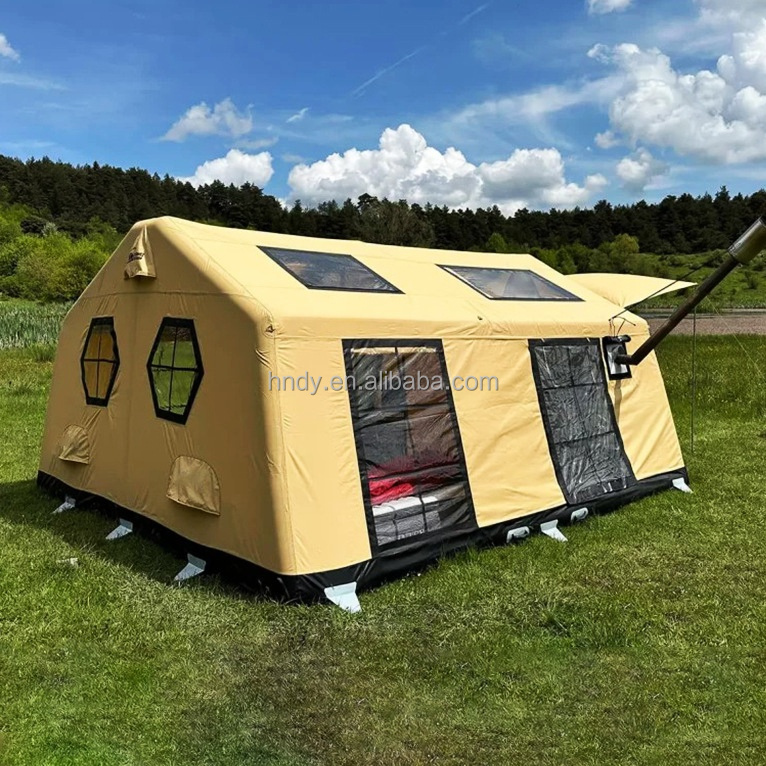 Large Outdoor Camping Waterpro - огляд і ціна Outdoor Inflatable Camping Tent With Air Pump
