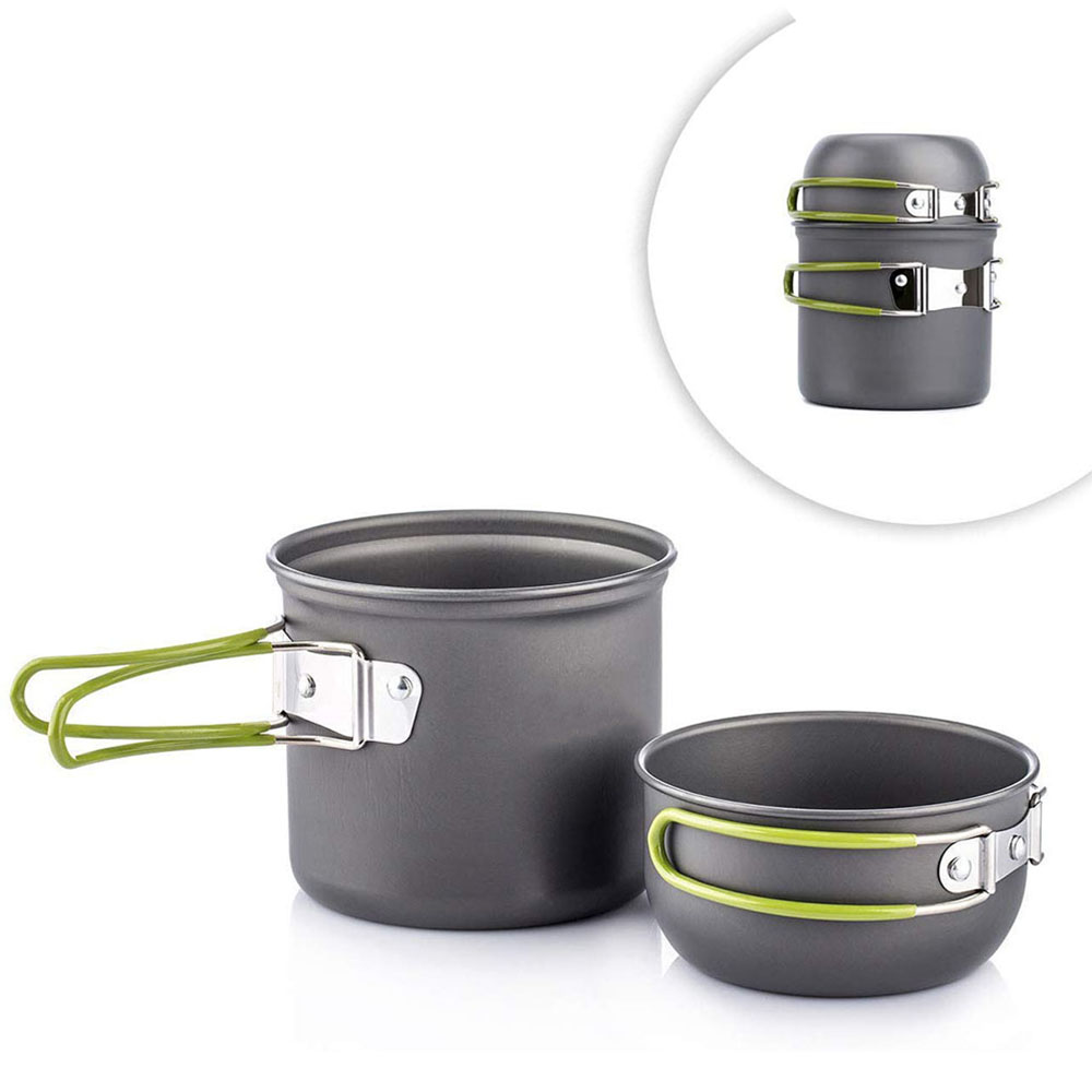 Ultralight Camping Pots Cookwa - огляд і ціна Outdoor Camping Dining Set