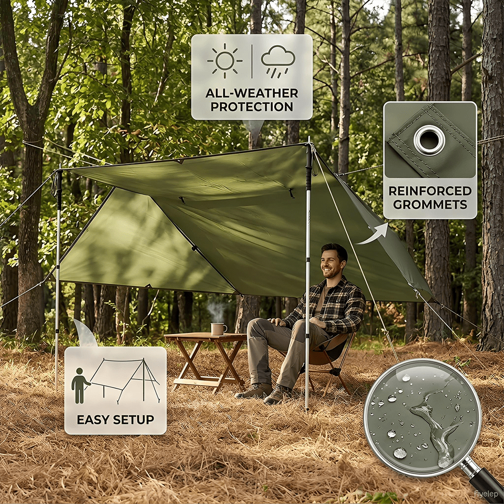 3-in-1 Multi-Functional Waterp - огляд і ціна Outdoor Camping Canopy