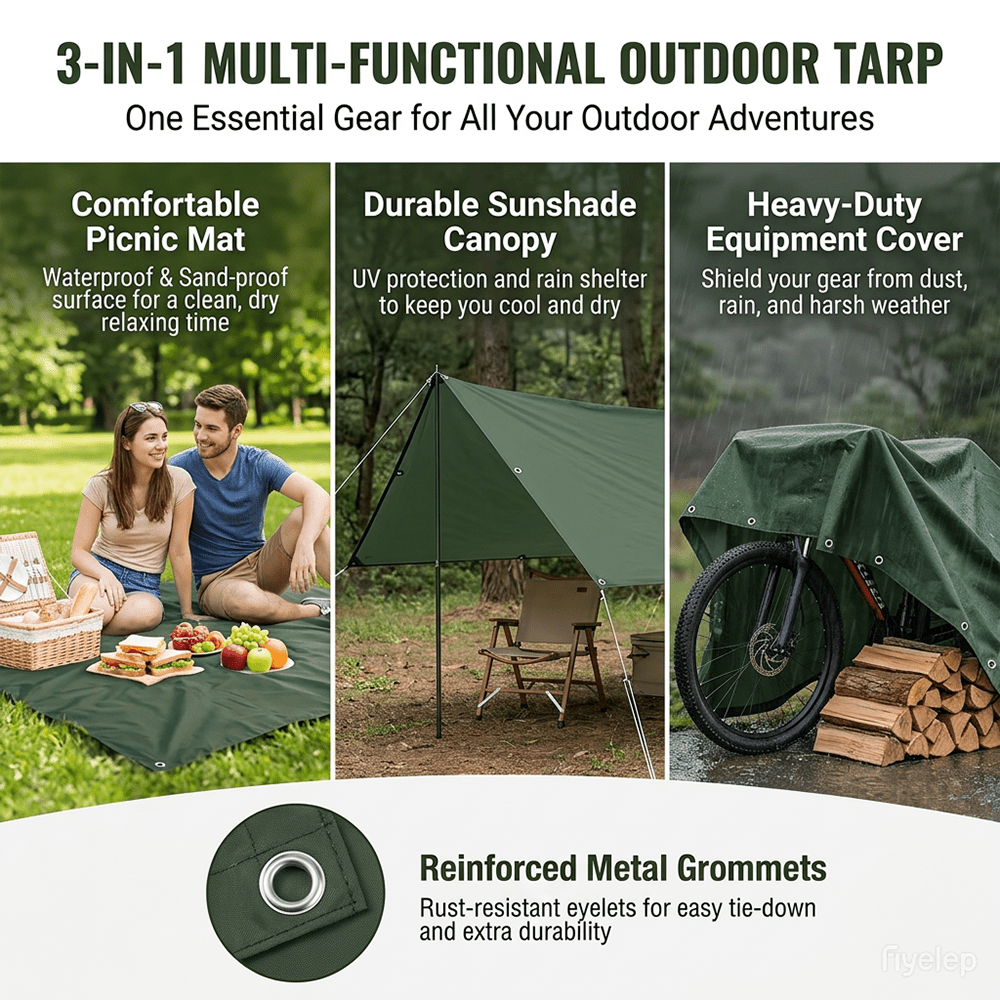 3-in-1 Multi-Functional Waterp - огляд і ціна Outdoor Camping Canopy