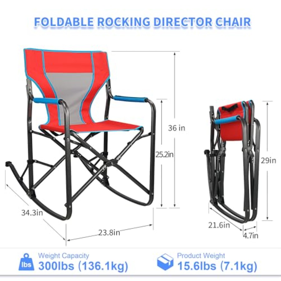 Oversized Rocking Camping Chai - огляд і ціна Outdoor Camping Rocker