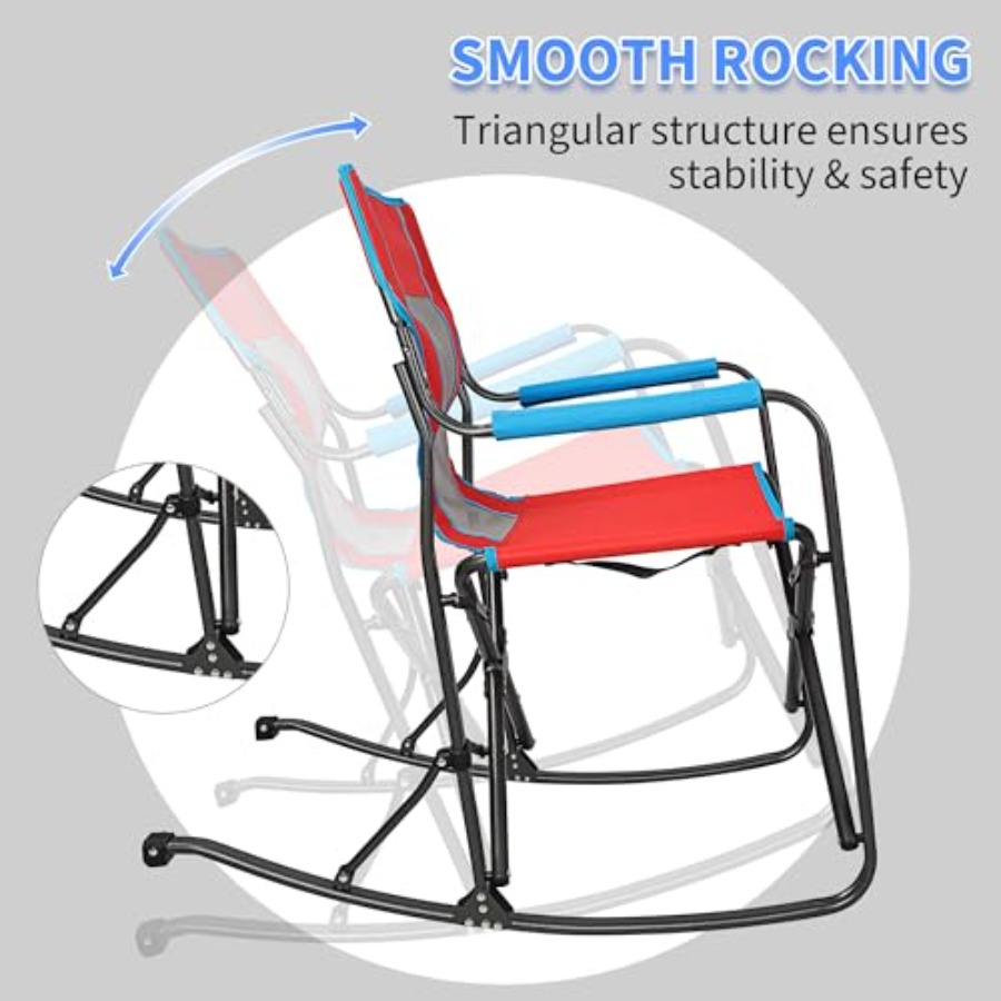 Oversized Rocking Camping Chai - огляд і ціна Outdoor Camping Rocker