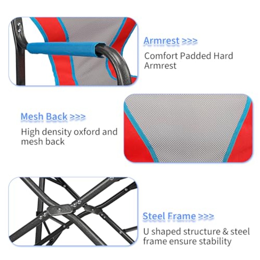 Oversized Rocking Camping Chai - огляд і ціна Outdoor Camping Rocker