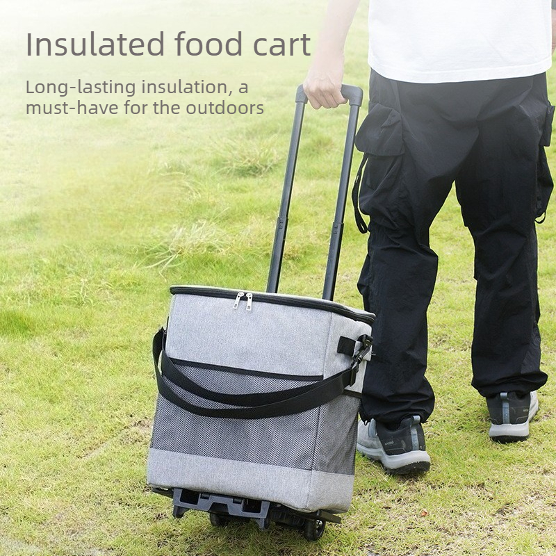 Foldable Camping Wagon with In - огляд і ціна Outdoor Camping Trolley