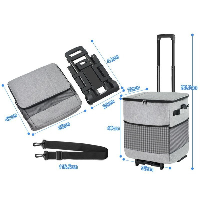 Foldable Camping Wagon with In - огляд і ціна Outdoor Camping Trolley