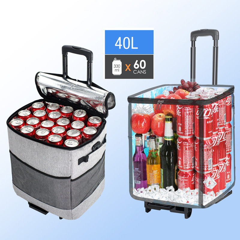 Foldable Camping Wagon with In - огляд і ціна Outdoor Camping Trolley