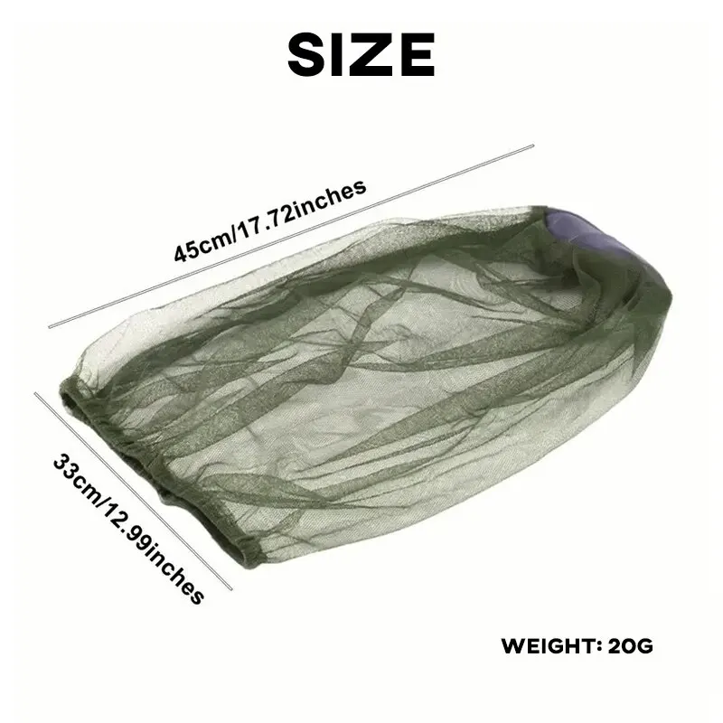 Anti Mosquito Fishing Cap 1pc  - огляд і ціна Outdoor Camping Mosquito Net