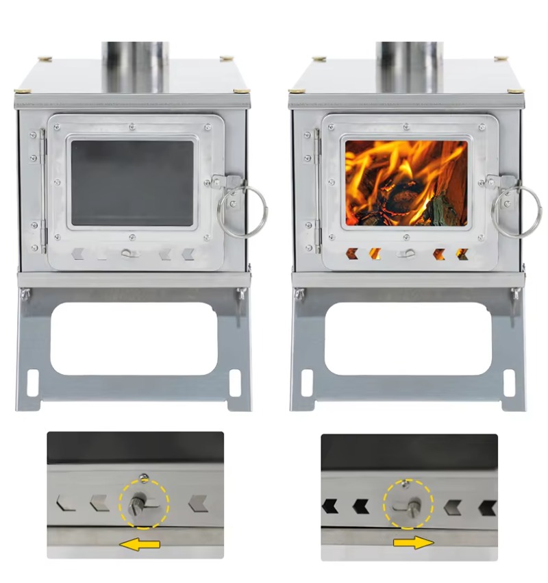 【Popular】DANCHEL S1 Foldable T - огляд і ціна Outdoor Camping Stove Wood
