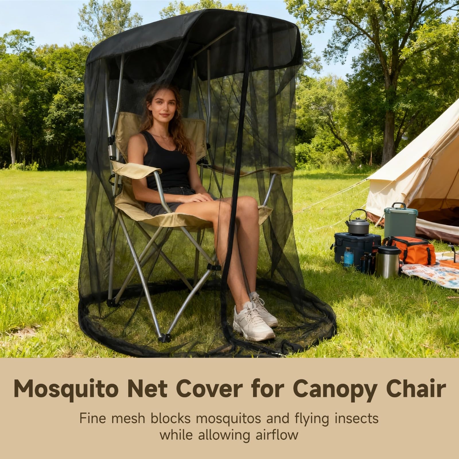 Outdoor Portable Mosquito Net  - огляд і ціна Outdoor Camping Bug Zapper
