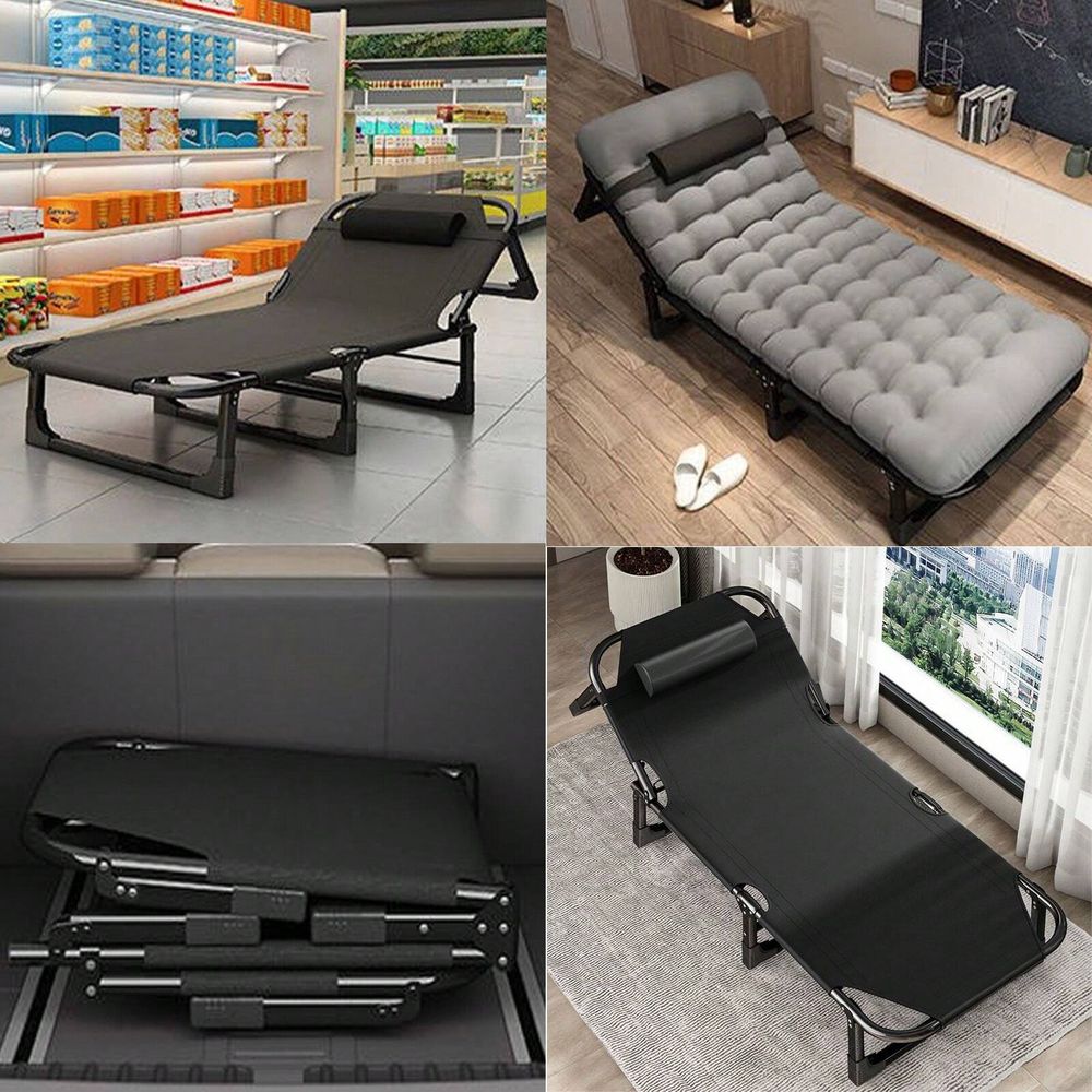 Cot, 4 Positions Adjustable Re - огляд і ціна Outdoor Camping Recliner Chairs