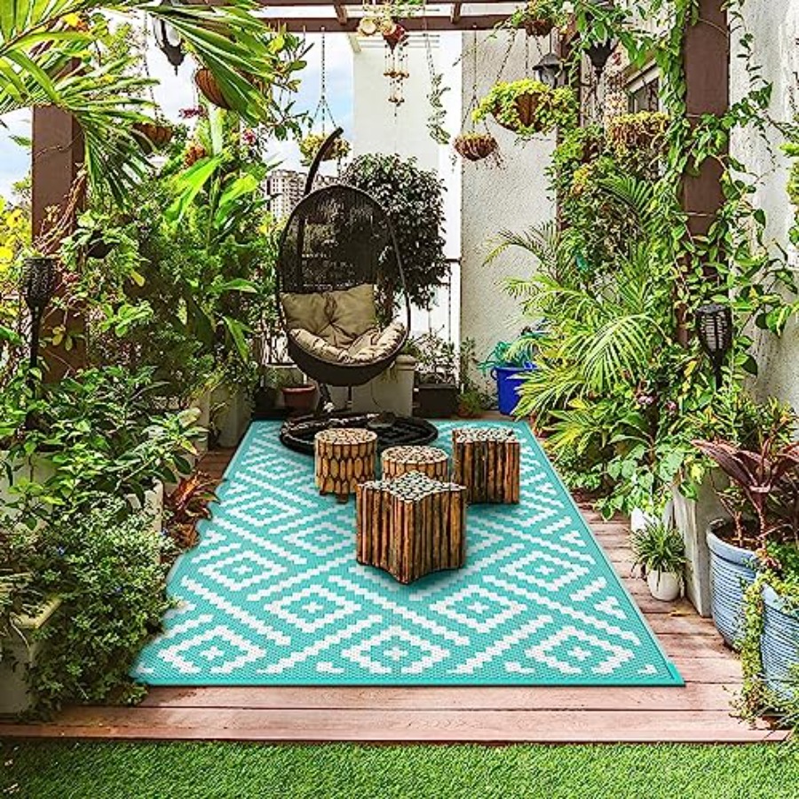 Outdoor Rug for Patio Clearanc - огляд і ціна Outdoor Camping Decke