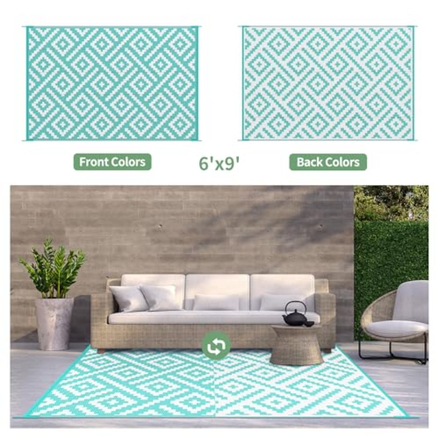 Outdoor Rug for Patio Clearanc - огляд і ціна Outdoor Camping Decke