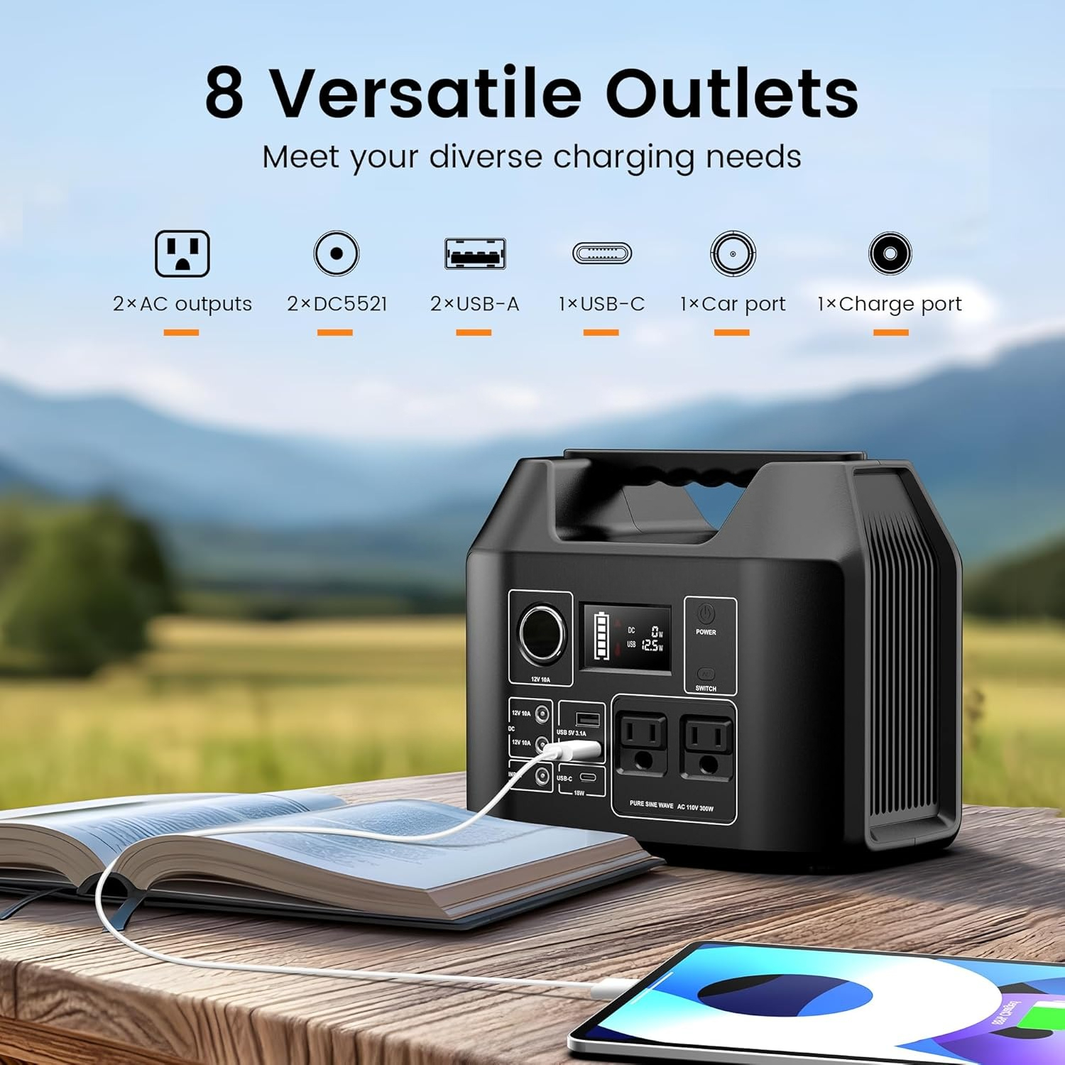 80000mAh,256Wh LiFePO4 Battery - огляд і ціна Outdoor Camping Outlet