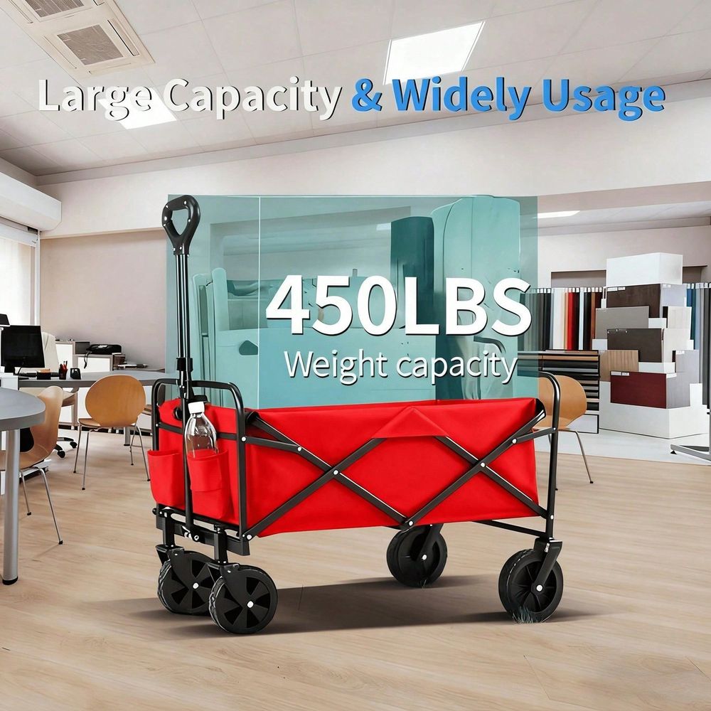 Wagon Cart Foldable, 29.5 L Fo - огляд і ціна Outdoor Camping Trolley