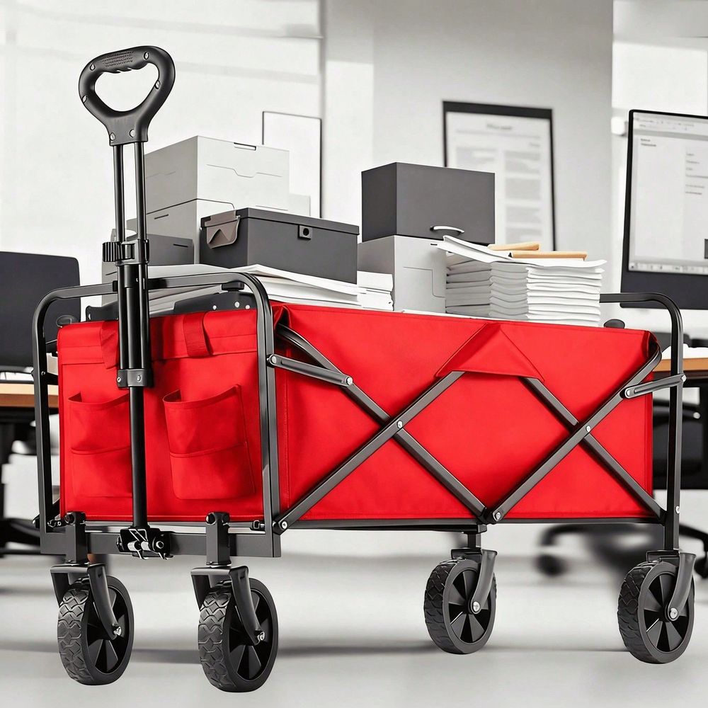 Wagon Cart Foldable, 29.5 L Fo - огляд і ціна Outdoor Camping Trolley