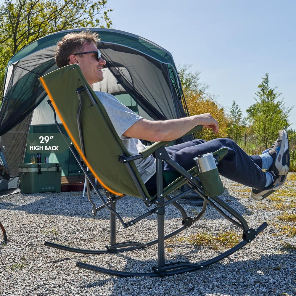 Oversized Folding Rocking Camp - огляд і ціна Outdoor Camping Rocker